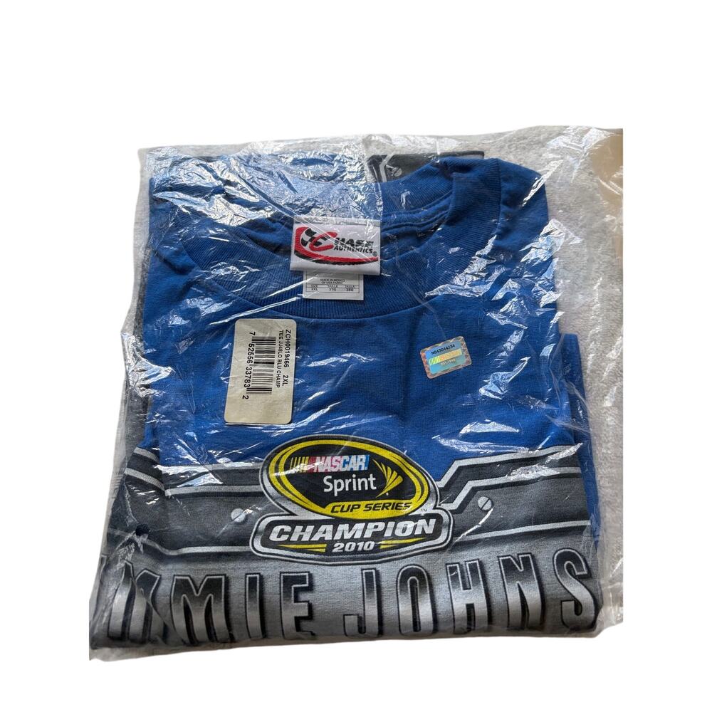 2010 Jimmie Johnson 48 Champion T-Shirt Nascar Sprint Cup Series 2XL-NOS